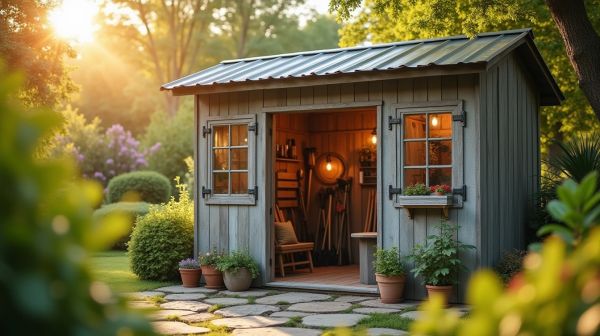 Choisissez l'abri de jardin adapté à vos besoins